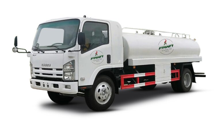 Potable water transportation truck-min